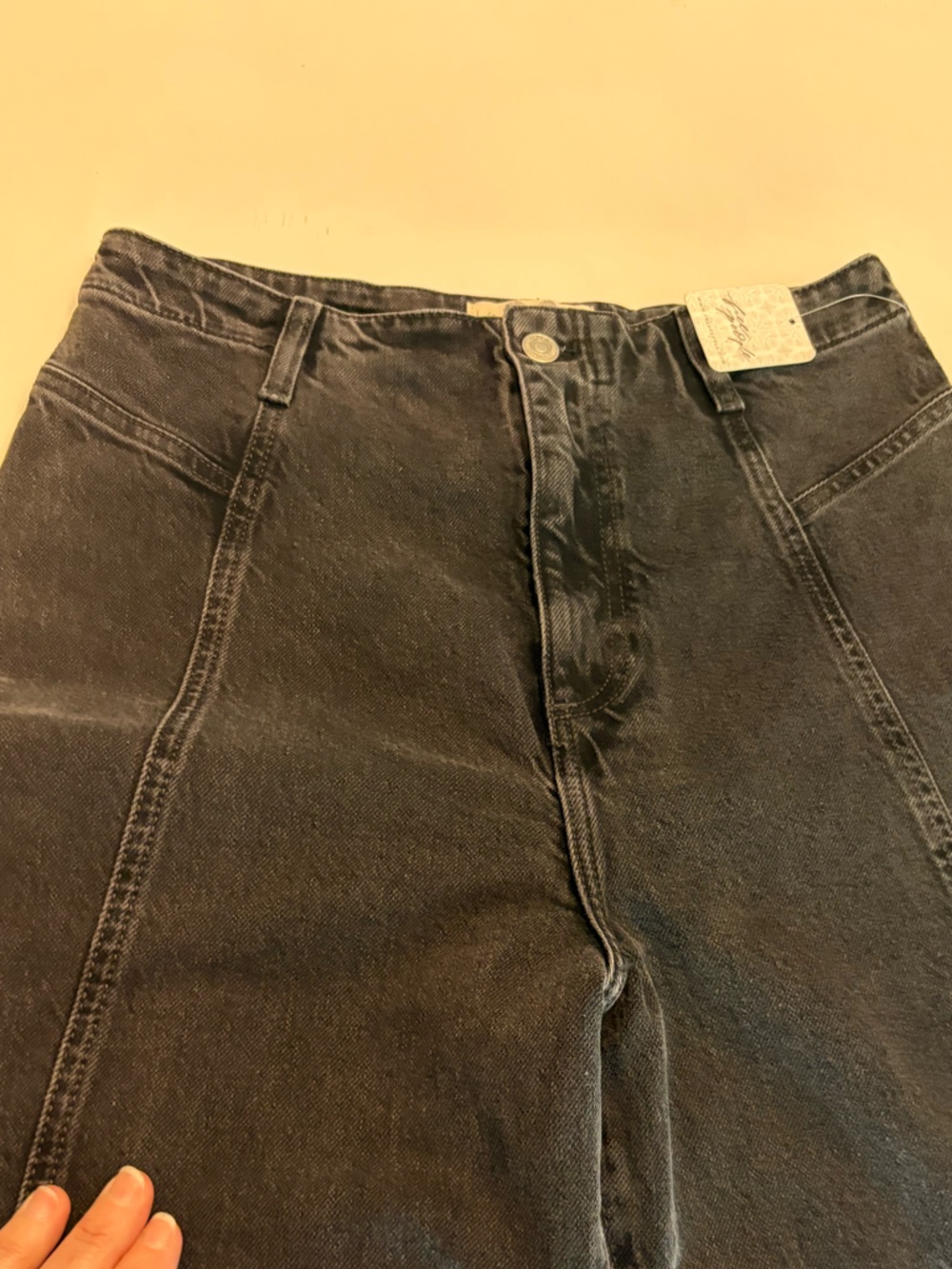 NWT Free People We the Free Florence high rise flare 30 coal - Picture 13 of 15